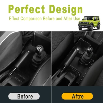 Auto Plastic ABS Masina Consola centrala Organizator Suport pentru pahare Cutie de Depozitare Pentru Suzuki Jimny LA Modelul 20182019 2020 Mașină de Arimare Dereticare
