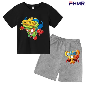 Baieti Super Sonic Zings Imprimare Fete Haioase bumbac T-Shirt Superzing Copii 2021 pentru Vara Haine Copii Haine Copii Kinder