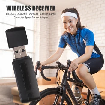 Bicicleta Stick USB ANT+ Wireless Receptor Calculator de Biciclete de Viteză Senzor Adaptor