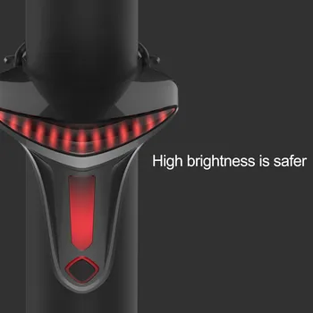 Biciclete de Frână Senzor Inteligent de Lumină de Stop IP66 USB de Încărcare Clipește Avertizează Lumină Biciclete Stop Impermeabil de Siguranță Inteligent Lampa