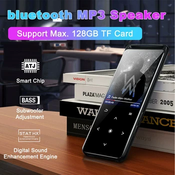 Bluetooth 5.0 Pierderi MP3/MP4 Player de Muzică M6 cu Touch-Cheie 16GB HiFi Audio Portabil Walkman FM Radio, Ebook PCM Recorder de Voce