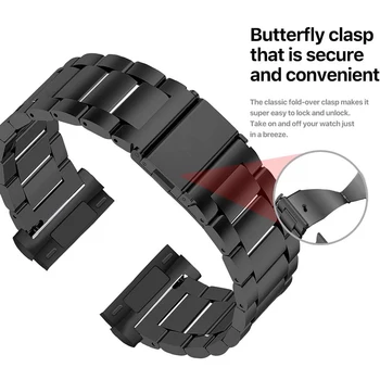 Brățară de Link-ul pentru Fitbit-Versa 3 / Sens Smart Watch Band Bărbați Femei din Oțel Inoxidabil, Bucla Curea de schimb pentru Fitbit Sens Centura