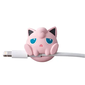 Cablu USB Mușcă Pokemon Kawaii Pikachu Cifre Eevee Cablu de Date husa de Protectie Casti de Desene animate Drăguț Bulbasaur Copii Jucarii Cadou