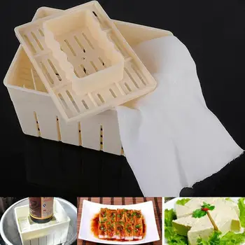 Casă de BRICOLAJ Presa de Tofu Tofu Filtru de Tofu Mașină de Presare Mucegai Kit Brânză Matrite Pânză Brânză Instrument de Bucatarie Tofu Matrite