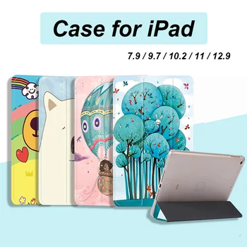 Caz pentru iPad Aer 4 Pro 11 2020 2021 Drăguț Caz pentru iPad a 8-a Generație 8 10.2 6-a 7-a Generație de Aer 3 Pro 10.5 Mini 5 4 Capac