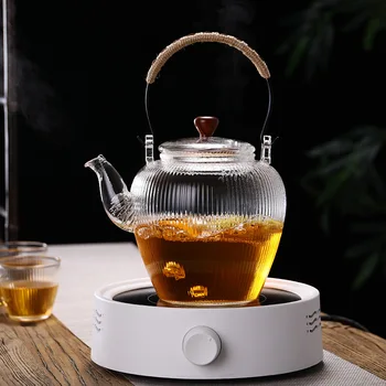 Ceainic de sticlă rezistente la căldură ceainic set de ceai Chinezesc ceai oală de cafea filtru 1100ml durabil ceainic ceainic ceai infuser