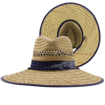 Clasic Manopera Femei Bărbați Paie Plaja Vara pălărie de Soare de Vară în aer liber Margine Largă de Jazz de Panama din Paie Salvamar Femei de Pălărie Pălărie de Vară