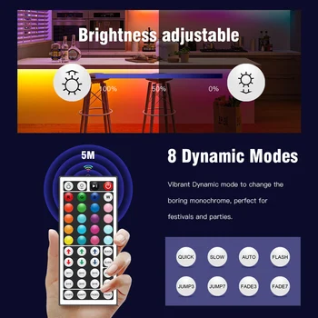 Controler cu LED-uri 44 Taste LED-uri IR Controler RGB Lumini cu LED-uri IR de la Distanță Variator Cutie de Control DC12V 6A Pentru RGB 3528 5050 LED Strip