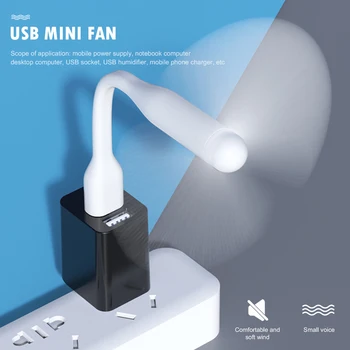 Creative USB Ventilator Flexibil Portabil Mini Ventilator Pentru Banca de Putere & Notebook si Computer de Răcire a Răcitorului de Accesorii de Vara Gadget-uri