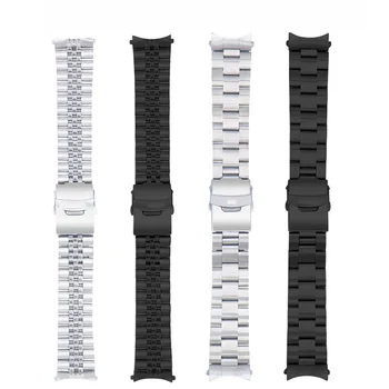 Curea din otel inoxidabil potrivit pentru SEIKO Nr. 5 SKX175 173 007 watchband argint masiv negru 20mm 22mm ceas brățară