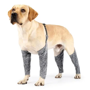 Câine de Recuperare Cămașă în aer liber cu Patru picioare Pantaloni Canin Sling Picior Acoperi Salopeta Anti Lins Rănile Ajuta Agent de Vindecare