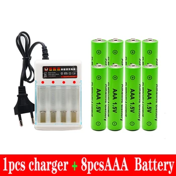 De Brand Nou 3000mah 1.5 V AAA Baterii Alcaline AAA baterie reîncărcabilă pentru Control de la Distanță Jucărie Baterie de alarmă de Fum cu incarcator