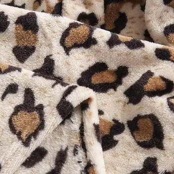 De Vânzare la cald Nou 2020 Clasic Leopard de imprimare pătură de Iarnă lenjerie de Pat Canapea Super Moale Adult Pătură de Dormit Pătura Caldă 200x230cm