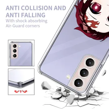 Demon Slayer Anime Caz Clar Pentru Samsung Galaxy S20 S21 FE S10 Plus S9 S8 Nota 20 10 Ultra Lite S10e Telefon Moale Capacul Funda Sac