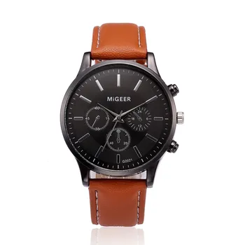Design Retro curea din Piele Cuarț bărbați Ceasuri de mana barbati, ceasuri de top de brand de lux 2021 automată pagani design ceas montre