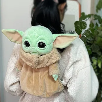 Disney ' s New Drăguț Zâmbitoare Yoda Rucsac Copii Cadou de Desene animate ghiozdan Disney Geanta Mini Rucsac