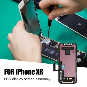Display LCD Touch Screen Digitizer Asamblare cu Instrumente de Reparare Ecran Digitizer Cadru Înlocuitor Pentru iPhone XR Protector