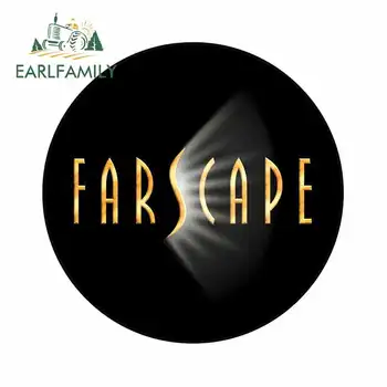 EARLFAMILY 13cm x 13cm pentru Farscape TV Show Logo-ul de pe Cerc Negru Amuzant Autocolante Auto Accesorii Auto, BRICOLAJ Ocluzie Zero Decal