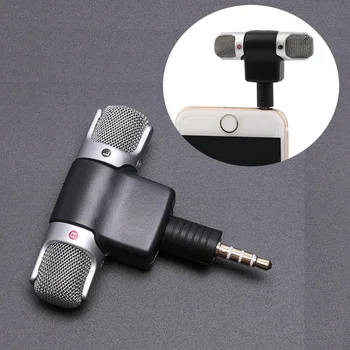 FORNORM Jack de 3,5 mm Mini Portabil Digital Portabil Microfon Stereo Recorder pentru Sony MICROFON-DS70P Calculator Cânta Cântec Karaoke