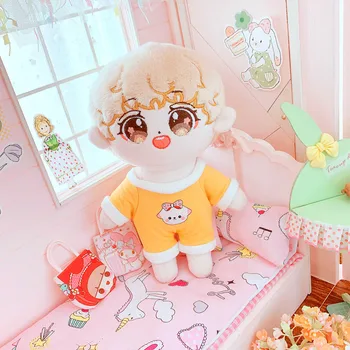 Haine papusa De 20 cm EXO Baby Doll Îmbrăcăminte Catoon Watermalon Costum Pentru Papusi este un Accesoriu pentru Coreea de Kpop EXO idol Jucărie pentru fete