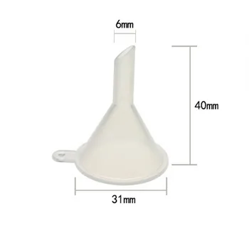 Hot 5/10buc Mini Plastic Transparent Pâlnie Hopper Bucătărie pentru Gătit Accesorii pentru Gadget-uri Exclusiviste Emulsie de Ambalare Instrument Auxiliar