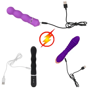 IKOKY Sex Produselor Alimentare prin USB Încărcător Cablu USB de Încărcare pentru baterie Reîncărcabilă Jucării pentru Adulți DC Vibrator Cablu Cablu