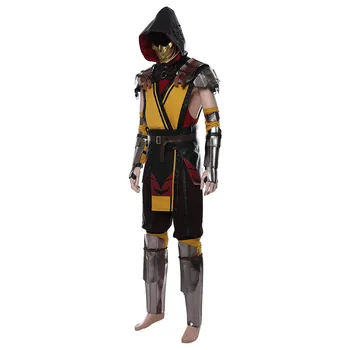 Joc Mortal Scorpion Cosplay Costum Uniforma Costum Costum Adult, Bărbați, Femei Halloween Costum De Carnaval Personalizate