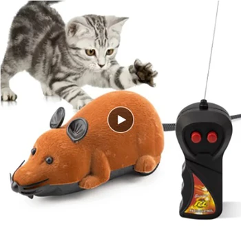 Jucarii pisica Mouse-ul de Control de la Distanță fără Fir RC Pisica Soareci Jucării False Mouse-ul Noutate RC Pisica Amuzant Joc Mouse-Jucarii pentru animale de Companie Pisica Consumabile