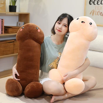 Kawaii Pluș Penis Jucărie de Pluș Sexy Sex Animalele de Jucărie Umplute pentru Prietenul Moale Amuzant pernă Perna de Simulare Cadou pentru Prietena