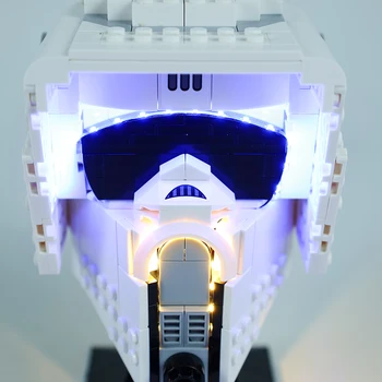 Led Light Set pentru 75305 Stele Scout Trooper casca Serie de blocuri de Decorare Jucării blocuri Numai Cărămizi Kit de Iluminat Nici un Model