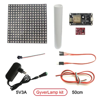 LED-uri de Matrice 16x16 DIY GyverLamp WS2812B RGB Digital Flexibil Flexibil Individual Adresabile Bandă de Pixeli de Lumină WiFi Lampa DC5V