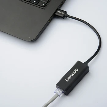 Lenovo USB la RJ45 Ethernet 100M Cablu placa de Retea Pentru Computer Desktop Laptop Ultrabook MacBook Set Top Box Converter