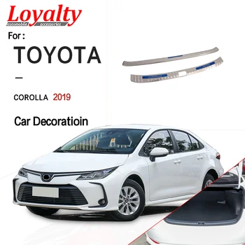 Loialitate pentru Toyota Corolla 2019 Portbagaj Bara Spate Garda Stying După Pragul Ușii Placa Accesorii Auto