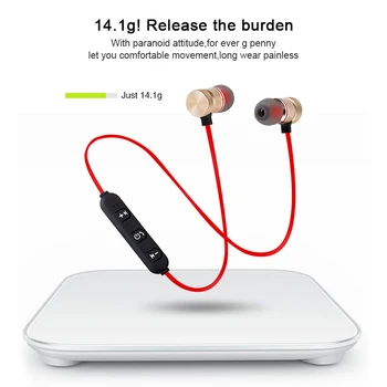 M9 Magnetic Wireless In-Ear De Reducere A Zgomotului Căști Bluetooth Casti Cu Microfon Sudoare Dovada Setul Cu Cască Stereo Dropshipping