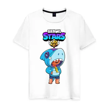 Men ' s T-shirt bumbac Încăierare Stele Leon rechin