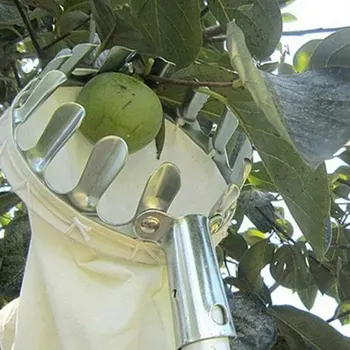 Metal Culegător De Fructe De Livada De Grădinărit Măr Piersic Copac Mare Cules De Instrumente De Fructe Catcher Colector Unelte De Grădinărit