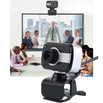 Mini HD 1080P Rotativ Calculator PC Webcam Camera cu Microfon pentru transmisiunea Live