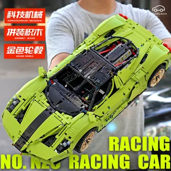 Mucegai Regele 13074 Verde Super Masina de Curse Compatibil Nou MOC 46921 42115 B Model Blocuri Caramizi Jucărie de Învățământ Cadouri