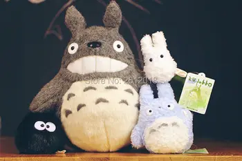 Nou, Original, Vecinul Meu Totoro Albastru totoro Alb totoro Praf de Pluș Familia Set Papusa Jucării pentru Copii Ghibli Set de 4