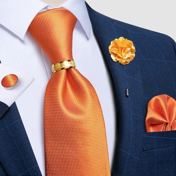 Noul Designer pentru Bărbați Teal Albastru Carouri Roz Solide Legături Nunta Accesorii Cravate de Mătase Brosa Cravată Set Inel de Gfit Pentru Bărbați DiBanGu