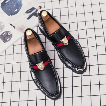 Oamenii Formale Pantofi 2021 Toamna & Iarna Marca Rochie de Mireasa Pantofi Barbati Nou Relief pantofi Negru de Design vestimentar din Piele Pantofi pentru Bărbați