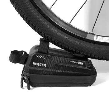 OMUL SĂLBATIC Bicicleta Geanta Telefonul Sac Impermeabil Față Sac de Cadru Sensibile Ecran Tactil MTB Biciclete Rutier Accesorii