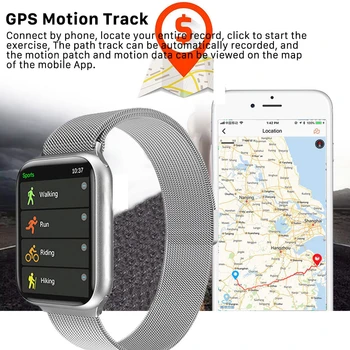 Original IWO FK78 Ceas Inteligent Bărbați Bluetooth Apel Muzica GPS 1.78 Inch HD Encoder Knob Sănătate Monitor ECG de Femei de Moda Smartwatch