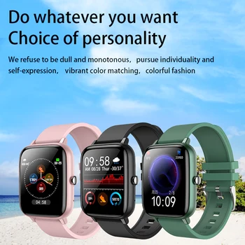 P6 Ceas Inteligent Femei Bărbați apelare bluetooth Monitor de Presiune sanguina Tracker de Fitness Smartwatch Ceas Inteligent pentru Xiaomi, huawei watch