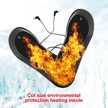 PARATAGO de Iarnă Încălzit Tălpi de Pantofi Bărbați Femei Electricl Încălzire Tălpi Ciorap Pad Mat USB Picioarele Calde Cu Baterie Caz P7102