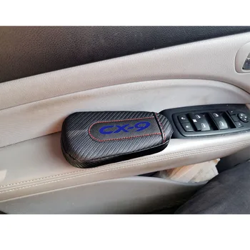 Pentru Mazda Cx-9 Cx9 1 buc Fibra de Carbon, Piele Auto Pernă Picior Genunchi Pad Portiera Brațul Pad Accesorii Auto Vehicul de Protecție
