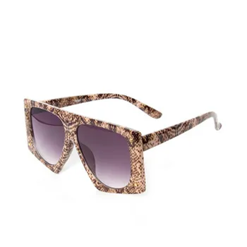 Piața de moda Leopard de Mare Cadru ochelari de Soare pentru Femei Simplu Fata Rotunda Doamna Ochelari de Soare Nuante ochelari Femei Ochelari de Cadouri