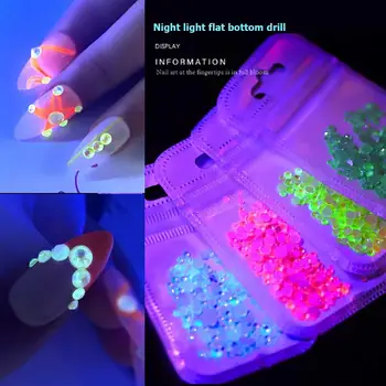 Portabil 3D Pietre Personalitate Instrumente Nail Art Siguranța Telefon Mobil Luciu Decor Luminos Unghii Gem Manichiura Decor