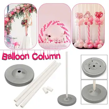 PVC Balon Coloana Sta Kituri Arc Sta cu Cadru de Bază și Stâlp pentru Nunta, Petrecere de Aniversare Decor Consumabile