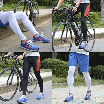 ROCKBROS Ciclism Jambiere Picior Mâneci Bicicleta UV de protecție Solară de Biciclete de Fitness Respirabil Sport Siguranță Knee Protector